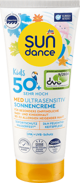 Sonnencreme Kids MED ultra sensitiv LSF 50+ (2 Stück) SUNDANCE