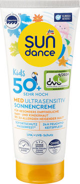 Sonnencreme Kids MED ultra sensitiv, LSF 50+ SUNDANCE