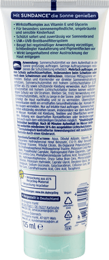 Sonnencreme Kids sensitiv LSF 50 SUNDANCE