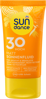 Sonnenfluid Gesicht mattierend, LSF 30 SUNDANCE