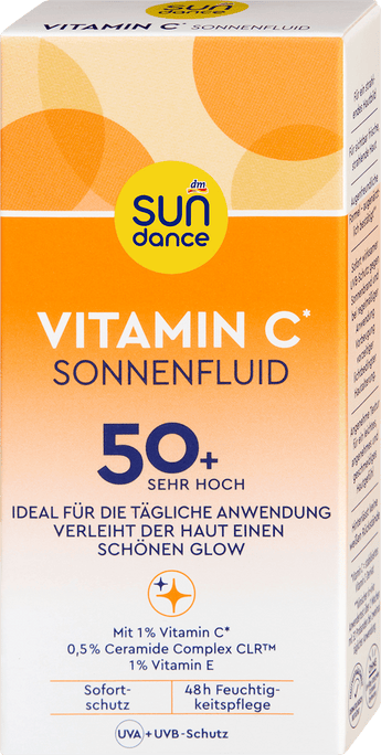 Sonnenfluid Gesicht mit Vitamin C, LSF 50+ SUNDANCE