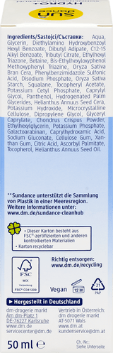 Sonnenfluid Serum Gesicht, Hydro+, LSF 50+ SUNDANCE