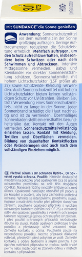 Sonnenfluid Serum Gesicht, Hydro+, LSF 50+ SUNDANCE