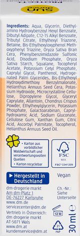 Sonnenfluid Serum Gesicht, UV Protect+ LSF 50+ SUNDANCE