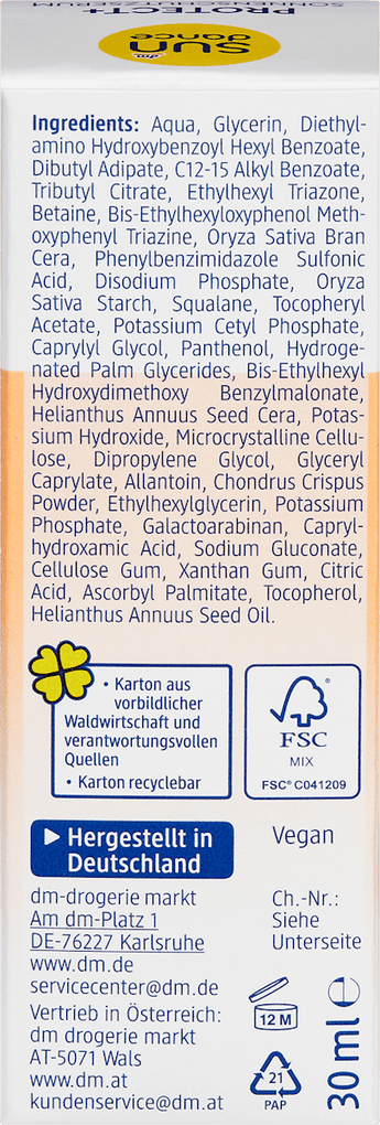 Sonnenfluid Serum Gesicht, UV Protect+ LSF 50+ SUNDANCE