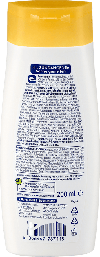 Sonnenmilch Kids MED ultra sensitiv LSF 50+ SUNDANCE