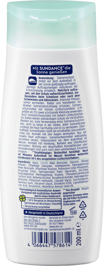 Sonnenmilch Kids sensitiv LSF 30 SUNDANCE