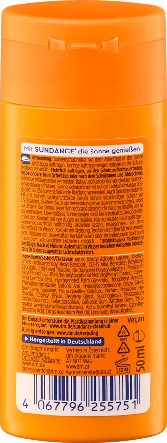 Sonnenmilch LSF 50, Reisegröße SUNDANCE