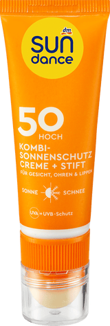 Sonnenschutz Kombi Gesicht Creme + Stift LSF 50 (25 ml & 3 g) SUNDANCE