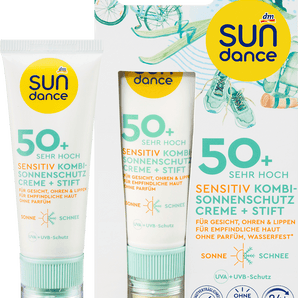 Sonnenschutz Kombi Gesicht sensitiv Creme & Stift, LSF 50 (25 ml & 3 g) SUNDANCE