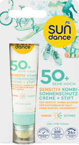 Sonnenschutz Kombi Gesicht sensitiv Creme & Stift, LSF 50 (25 ml & 3 g) SUNDANCE