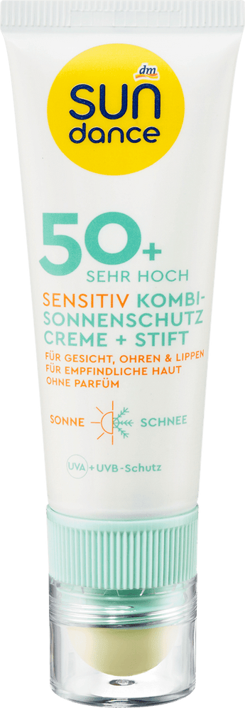 Sonnenschutz Kombi Gesicht sensitiv Creme & Stift, LSF 50 (25 ml & 3 g) SUNDANCE