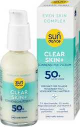 Sonnenschutzserum Gesicht clear skin+ LSF 50+ SUNDANCE
