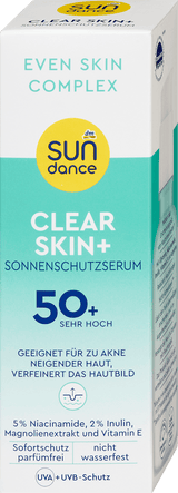 Sonnenschutzserum Gesicht clear skin+ LSF 50+ SUNDANCE