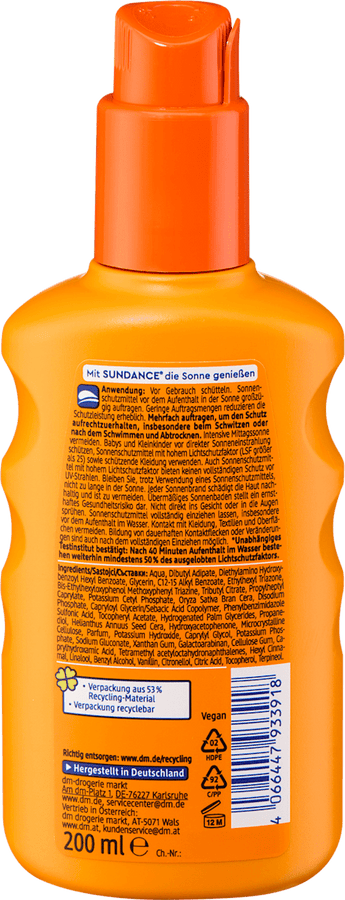 Sonnenspray Pumpspray hello brazil! LSF 50 SUNDANCE