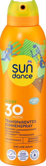Sonnenspray Sport transparent, LSF 30 SUNDANCE