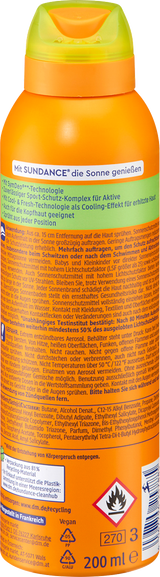Sonnenspray Sport transparent, LSF 30 SUNDANCE