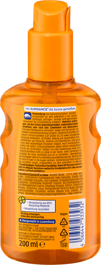 Sonnenspray transparent hello brazil! LSF 50 SUNDANCE