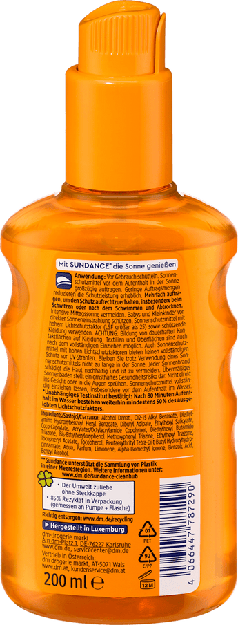 Sonnenspray transparent LSF 50 SUNDANCE