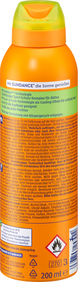 Sonnenspray transparent Sport, LSF 50 SUNDANCE