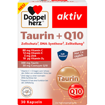 Taurin + Q10 Kapseln 30 St Doppelherz