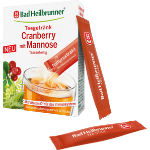 Teegetränk Cranberry mit Mannose (10 Stück), 12 g - VivaVoss