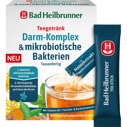 Teegetränk Darm - Komplex & mikrobiotische Bakterien (10 Stück), 10 g - VivaVoss