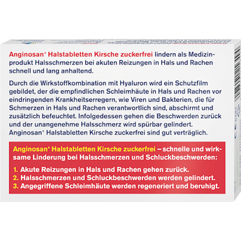 Anginosan Halstabletten Kirsche zuckerfrei tetesept