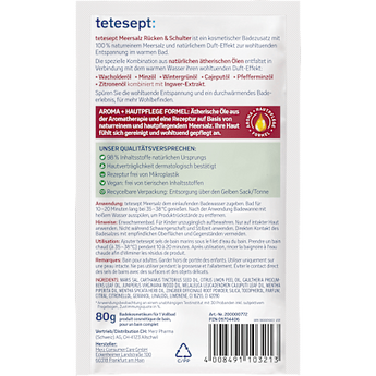 Badesalz Rücken & Schulter tetesept