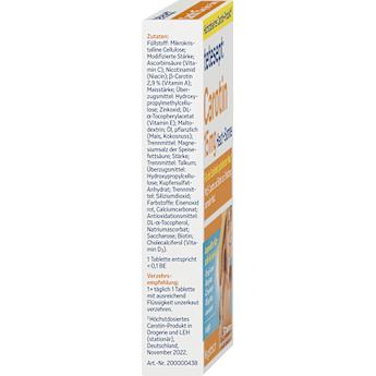 Carotin Haut + Sonne Tabletten 30 St tetesept