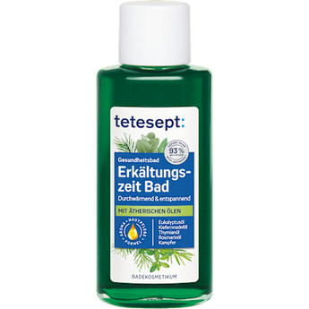 Erkältungszeit Bad tetesept