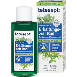 Erkältungszeit Bad tetesept