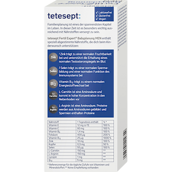 Fertil Expert Babyplanung MEN Tabletten 84 St tetesept