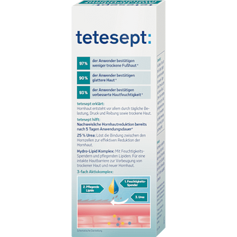 Fußcreme Anti Hornhaut 25 % Urea tetesept