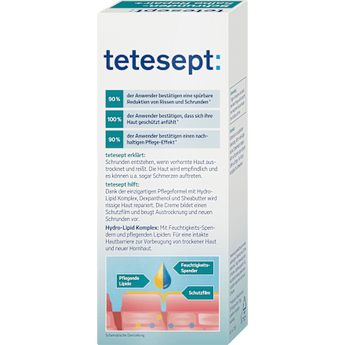 Fußcreme, Schrundensalbe Repair+ tetesept