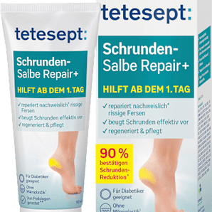 Fußcreme, Schrundensalbe Repair+ tetesept