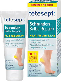 Fußcreme, Schrundensalbe Repair+ tetesept