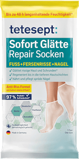 Fußmaske Socken, Sofort Glätte Repair (1 Paar) tetesept