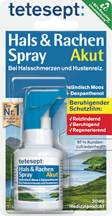 Hals- und Rachen Spray mit Isländisch Moos tetesept