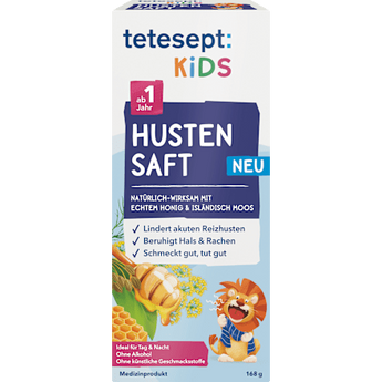 Hustensaft Kids Honig & Isländisch Moos tetesept