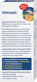 Hustensaft Pflanzlicher Reizhusten Stiller  tetesept