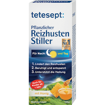 Hustensaft Pflanzlicher Reizhusten Stiller  tetesept