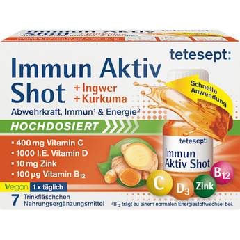 Immun aktiv Ingwer Kurkuma Trinkampullen 7 St tetesept
