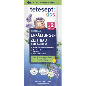 Kinder Badezusatz Erkältungszeit Gute Nacht tetesept
