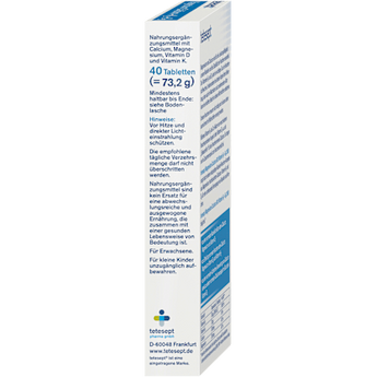 Magnesium Calcium Vitamin K + D Tabletten 40 St tetesept