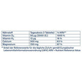 Magnesium Calcium Vitamin K + D Tabletten 40 St tetesept