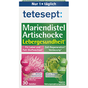 Mariendistel Artischocke Lebergesundheit Tabletten 30 St tetesept