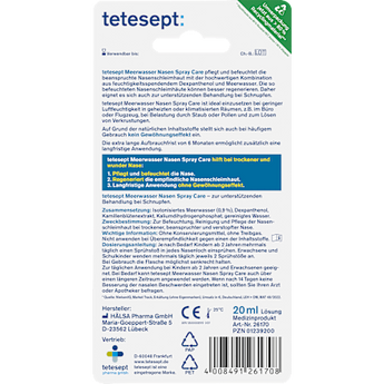 Meerwasser Nasen Spray Care tetesept