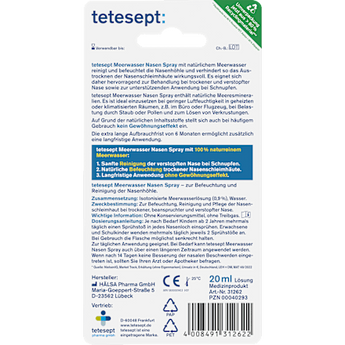 Meerwasser Nasenspray tetesept