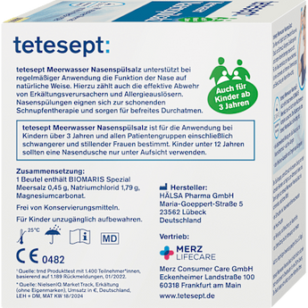 Meerwasser Nasenspülsalz tetesept